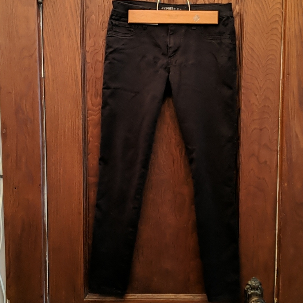 Express size 4s Black Jean Legging extreme stretch